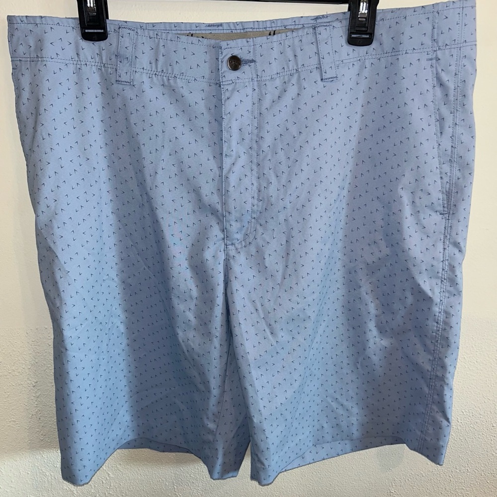 Callaway Blue Flat Front Shorts for Casual Comfort